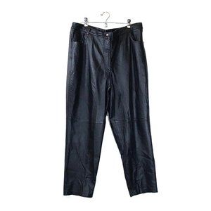 Genuine Leather Pants Vintage Brand Via Accent